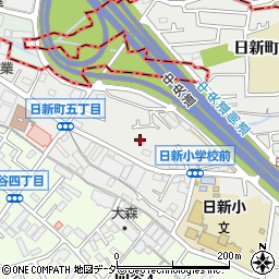 東京都府中市日新町5丁目41-9周辺の地図