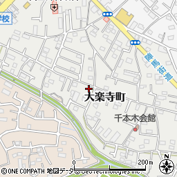 東京都八王子市大楽寺町449周辺の地図