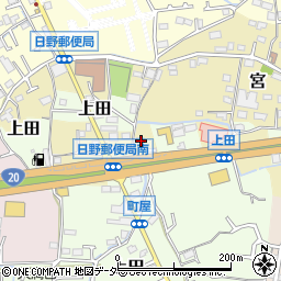 東京都日野市宮251周辺の地図