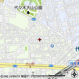 東京都渋谷区大山町39周辺の地図