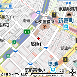 株式会社銀座プラネットサービス周辺の地図