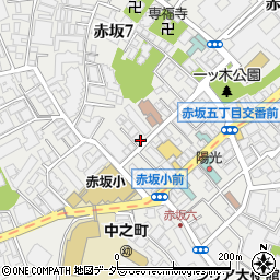 ａｐｏｌｌｏｓｔａｔｉｏｎ赤坂中央ＳＳ周辺の地図