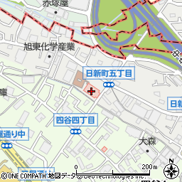 日新町内科周辺の地図