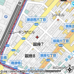 東京都中央区銀座7丁目5周辺の地図