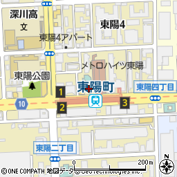 ＰＲＯＮＴＯ東陽町店周辺の地図
