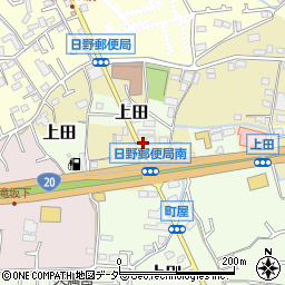 東京都日野市宮381周辺の地図