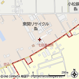 東関リサイクル株式会社周辺の地図