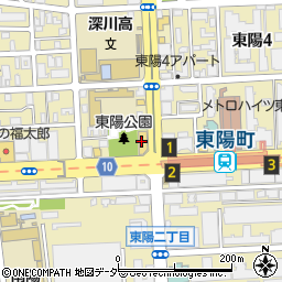 ＣｕｂｉｃＨａｉｒ　東陽町店周辺の地図