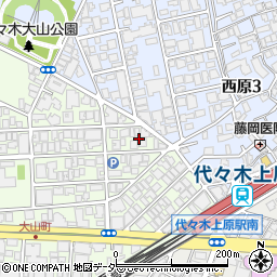 東京都渋谷区大山町42周辺の地図
