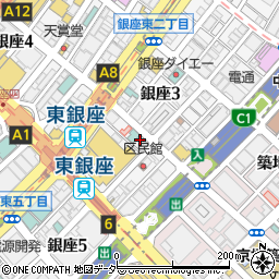 東京都中央区銀座4丁目11-5周辺の地図