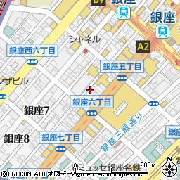 GINZA TACT周辺の地図