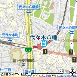 東京都渋谷区代々木5丁目7周辺の地図