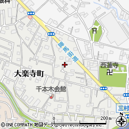 東京都八王子市大楽寺町543周辺の地図