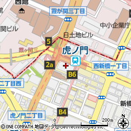 東京都港区虎ノ門1丁目3周辺の地図