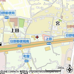 東京都日野市上田81周辺の地図