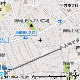 東京都世田谷区南烏山4丁目5周辺の地図