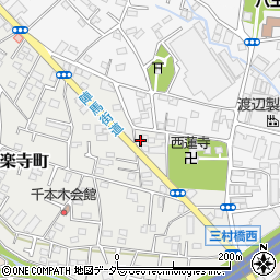 東京都八王子市大楽寺町554周辺の地図