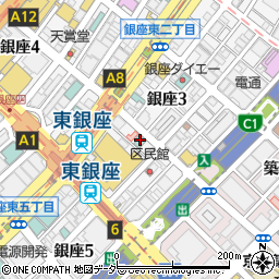 東京都中央区銀座4丁目11-4周辺の地図