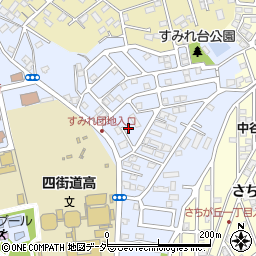 千葉県四街道市鹿渡848-5周辺の地図