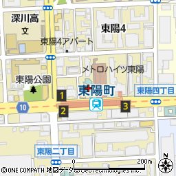 相鉄フレッサイン東京東陽町駅前周辺の地図