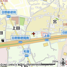 東京都日野市上田84周辺の地図