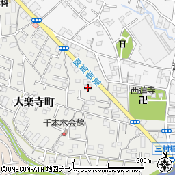東京都八王子市大楽寺町542周辺の地図