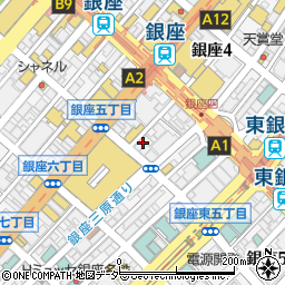 えり菊銀座南店周辺の地図