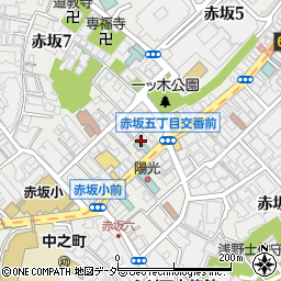 東京都港区赤坂7丁目9周辺の地図