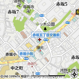 赤坂Ｑビル管理組合周辺の地図