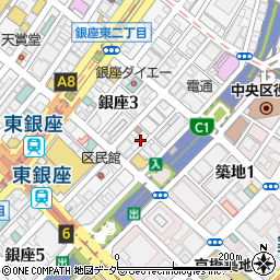 博多慶州 銀座店周辺の地図