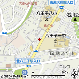 東京都八王子市石川町2082周辺の地図