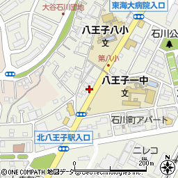 東京都八王子市石川町2082周辺の地図