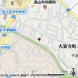 東京都八王子市大楽寺町441周辺の地図