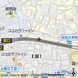 東京都渋谷区元代々木町10周辺の地図