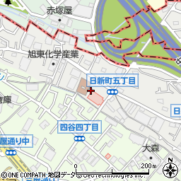 東京都府中市日新町5丁目53周辺の地図
