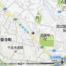 東京都八王子市大楽寺町551周辺の地図