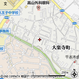 東京都八王子市大楽寺町454周辺の地図