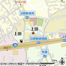 東京都日野市宮376周辺の地図