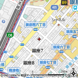 銀座L周辺の地図