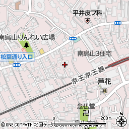東京都世田谷区南烏山4丁目3周辺の地図