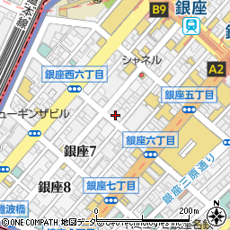 東京都中央区銀座6丁目7-12周辺の地図