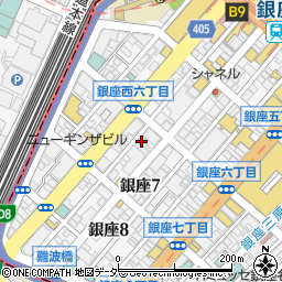 東京都中央区銀座7丁目5-19周辺の地図