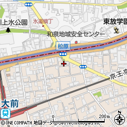 株式会社森事務所　明大前営業所周辺の地図