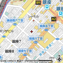 銀座六覺燈 銀座店周辺の地図