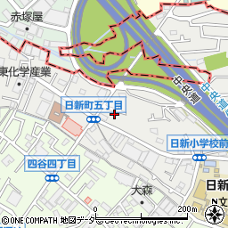東京都府中市日新町5丁目42周辺の地図