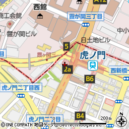 東京都港区虎ノ門1丁目2-3周辺の地図