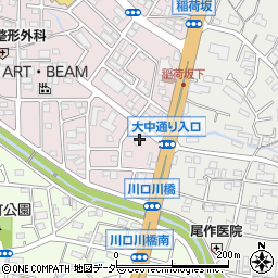 多摩信用金庫中野山王支店周辺の地図