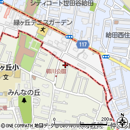 東京都調布市緑ケ丘2丁目42-38周辺の地図