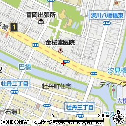 富岡１丁目パーキングチケット３周辺の地図