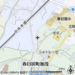 山梨県笛吹市春日居町加茂134-1周辺の地図